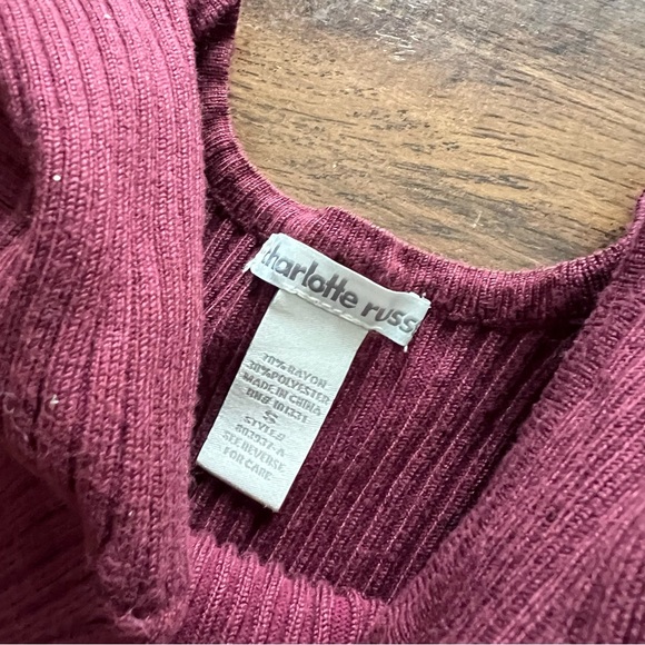 Charlotte Russe Ribbed Dress - Picture 2 of 2